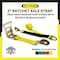 Tie 4 Safe 2 x 10' Combo Ratchet & Axle Strap s, WLL- 3,333 lbs., PK8 RT42-10-PK-8 - alternate 1